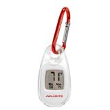AcuRite Portable Digital Thermometer for Indoor or Outdoor Temperature with Carabiner Clip (00333)