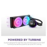 NZXT Kraken Elite 240 RGB 2024 - AIO CPU Liquid Cooler - 240mm Radiator - F240 RGB Core Fan - Customizable 2.72\" IPS LCD - NZXT Turbine Pump - AMDÂ® AM5, AM4 - IntelÂ® LGA 1851/1700, 1200/115X - 