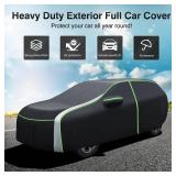 Cartist Full Car Cover Fits for Toyota Camry 1987-2024 2025 2026 All Weather Car Covers Outdoor for Camry Waterproof Anti UV with Zipper & Reflective Safety Strips