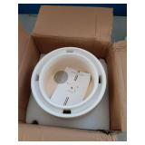 LE TAUCI Succulent Pots, 6.5+8 Inch Ceramic Indoor Plant Pot with Drainage Hole, Shallow Round Succulent Planters, Set of 2, Matte White