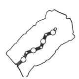 X AUTOHAUX VS50765R 1035A583 Engine Valve Cover Gasket for Mitsubishi Lancer 2.0L L4 2008-2017 for Mitsubishi Outlander 2.4L L4 2008-2013