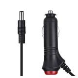 DC 5.5x2.1mm Car Charger 12V 12-Volt 24V 24-Volt Cigarette Lighter Power Supply Adapter Charger Cable with Switch Button for Car Truck Bus RV