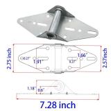 Heavy Duty 14 Gauge Steel #1 Garage Door Hinge with Galvanized Finish - Residential/Light Commercial Garage Door Replacement