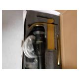 Hoimpro Brushed Gold Waterfall Spout Single Hole Bathroom Faucet, Stainless Steel Single Lever Bathroom Vanity Sink Faucet with Drain, cUPC Hose and Deck Plate