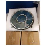 vancasso Starry Plates and Bowls Sets,12 Pieces Green Dinnerware Sets for Kitchen,Modern Stoneware Dishes Set for 4,Dishwasher and Microwave Safe