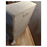 Dog Stairs 50 cm Height | Pet Cat Stairs | 5 Steps | for Bed and Car | Stairs for Small Dogs | Plush Cover | Colour: Grey - Retail: $59