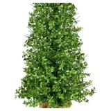 Artificial Boxwood Topiary Tree with Burlap Base 9 (Stock pic differs from product)