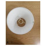Small White Pleated Lamp Shade