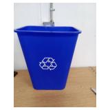 Blue Office Recycling Bin (See pics)
