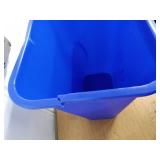 Blue Office Recycling Bin (See pics)