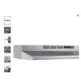 Broan-NuTone 4136SF 36-Inch Fingerprint Resistant Ductless Under-Cabinet Range Hood, 36", Stainless Finish with PrintGuard (SEE DETAILS) - Retail: $99