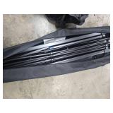 Ozark Trail 10x10 Instant Pop Up Canopy Tent with Simple Push Setup  Straight Leg Pop-Up Tent for Tailgating, Camping & Events, Rich Black (Damage to Poles) - Retail: $95