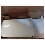 Boahaus Zoe Vanity Set with LED Mirror, Bluetooth Speakers & Large Storage, White (DAMAGED-See Pics) - Retail: $376