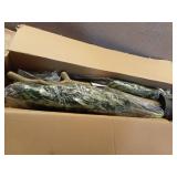 7 ft Artificial Olive Plants with Realistic Leaves and Natural Trunk, Silk Fake Olive Tree in Black Plastic Pot, Faux Olive Tree for Office Home