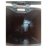 Mainstays 13.2 Gallon Rectangular Kitchen Trash Can  Plastic Step-on Trash Bin  Silver (See Details) - Retail: $34