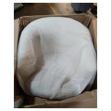 Mainstays Boucle Swivel Accent Chair, Cream - Retail: $182