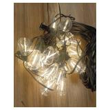 DAYBETTER 100ft Outdoor String Lights with 24 Edison Vintage Shatterproof Bulbs  ST38 Waterproof Hanging Lights  Connectable and Dimmable Lights for Yard Patio