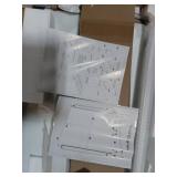 Double Sliding Shower Door, 1/4" (6mm) Tempered Glass with Aluminum Frame, Stainless Steel Handles,  - Retail: $330