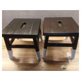 Winsome Kaya 2-Pc Conductor Stool Set  Coffee Finish