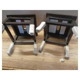 Winsome Kaya 2-Pc Conductor Stool Set  Coffee Finish