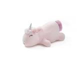 Your Zone Kids Unicorn Weighted Plush Pillow, 20" x 7", Pink