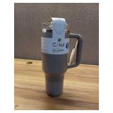 Cirkul 40oz All-Day StrawSip Double-Wall Insulated Stainless Steel Tumbler with Handle  Ranger (Green Brown)