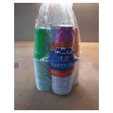 Hefty Party On Plastic Cups  Holiday Assorted Colors  16 Ounce  100 Count