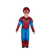 Marvel Spiderman Halloween Costume for Toddler, Size 2T, by Jazwares