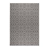 Nicole Miller New York Patio Country Danica Transitional Geometric Indoor/Outdoor Area Rug  Black/Grey  5 2 x7 2