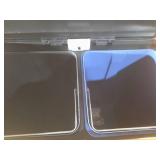 Qualiazero 16 Gallon Trash Can  8 Gallon Dual Compartment Step On Kitchen Trash Can  Stainless Steel