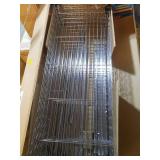 Hyper Tough Chrome Wire Shelf 6-Tier 72 H x 47.7 W x 18 D  2100lbs Total Capacity - Retail: $109