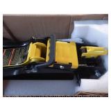 VEVOR 2.5 Ton Low Profile, Heavy-Duty Steel Racing Floor Jack with Dual Pistons Quick Lift Pump, Lifting Range 3.64"-19.49" - Retail: $140