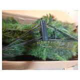 Fraser Hill Farm 7.5-Ft. Canyon Pine Artificial Christmas Tree with Stand, Unlit Foldable Fake Tree with Realistic Foliage for Home Decoration - Retail: $260