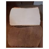 Mixed set of napkin Bundles: 16 white napkins and 12 brown napkins, totaling 28 napkins. - Retail: $50