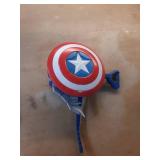 Captain America Brave New World NERF Skyshot Blaster (Missing one Cartridge)