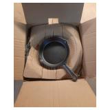 Ozark Trail 4-Piece Cast Iron Skillet Set with Handles and Griddle, Pre-Seasoned, 6", 10.5", 11"