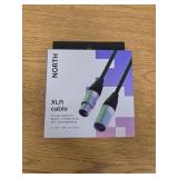 NORTH 10ft XLR Cable: Male-to-Female Microphone Connector, Audio Adapter