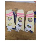 Nintendo Princess Peach, Toad & Donkey Kong 3pk Mens Crew Socks, 3 Packs