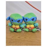TMNT LEONARDO JUNIOR MOCCHI PLUSH Set of 2