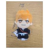 BLEACH - Ichigo Kurosaki, BLEACH Plush, Anime Plush Figure Stuffed Plush Doll KEYCHAIN 6in