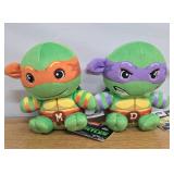 TMNT Michelangelo and Donatello Plush Set