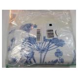 Blue Floral Chinoiserie Bath Mats for Bathroom Blue and White Flower Vintage Rug for Room Decor (31x20inch, Wild Flower) - Retail: $19
