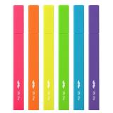 Mr. Pen- Aesthetic Highlighters, 6pcs, Chisel Tip, Vibrant Colors, Assorted Colors, No Bleed Cute Highlighters and Pens for Bible Pages, Fluorescent Highlighter - Retail: $6