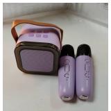 Mini Karaoke Machine for Kids, 2025 TOP Toys Christmas Birthday Gifts Ideas for Girls Ages 4, 5, 6, 7, 8, 9, 10, 12+ Years Old, Portable MP3 Player with 2 Wireless Mics for Party - Retail: $23