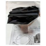 ATV Seat Cover Waterproof 420D Polyester Oxford, Compatible with Most ATV for Sportsman, Rancher, Foreman, Scrambler, Black - Retail: $16