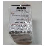 200 Pcs Spanish Gospel Tract Card Salvation Cards Pocket Holy Postcards Prayer Postcards Christian Inspirational Bible Verses for Christian Gifts - Retail: $10