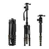 Magnesium Aluminum Alloy Travel Camera Tripod with Ball Head for Canon, Sony, DSLR - Retail: $79