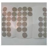 1 Sheet/70Pcs Screw Hole Cover Stickers, 18mm Dia PVC Self Adhesive Covers Caps Dustproof for Wood Furniture Cabinet Shelf Wardrobe, Gray. MISSING PIECES. - Retail: $6