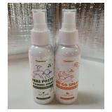 Dog Potty Spray Set, No-Go Spray & Here Potty Training Spray, Puppy Essentials, Stops Urination & Marking, Indoor and Outdoor Use (3.38 fl oz, 2 Pack)