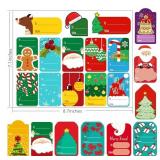 435PCS Christmas Gifts Tags Stickers, Christmas Labels Stickers Self-Adhesive for Holiday Gifts Presents Decorative Wrapping Paper Name Labels